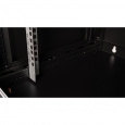 Шкаф 19" телекоммуникационный настенный, 6U 368x600х450 мм, дверь перфорация, черный